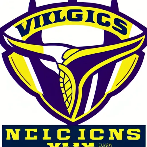 Image similar to nfl logo detailed vector vikings