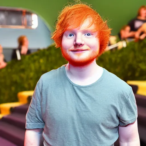 Image similar to ed sheeran turned into a Pixar character