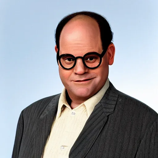 Image similar to george costanza with black skin