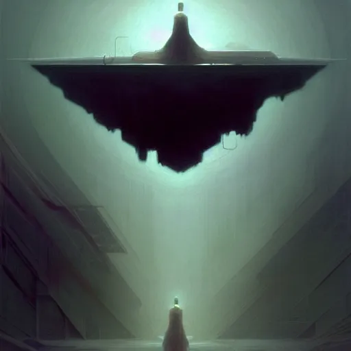 Prompt: detailed concept art of an ominous floating object in an empty room in a muted color palette, trending on artstation, award - winning video game concept art by jim burns and greg rutkowski, beksinski, a sci - fi concept art masterpiece, james gilleard, bruegel, alphonse mucha, and yoshitaka amano.