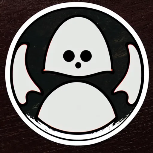 Image similar to cute ghost sticker