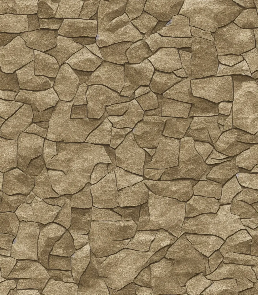 Image similar to texture map of beige stone with horizontal rectilinear engraving cutout