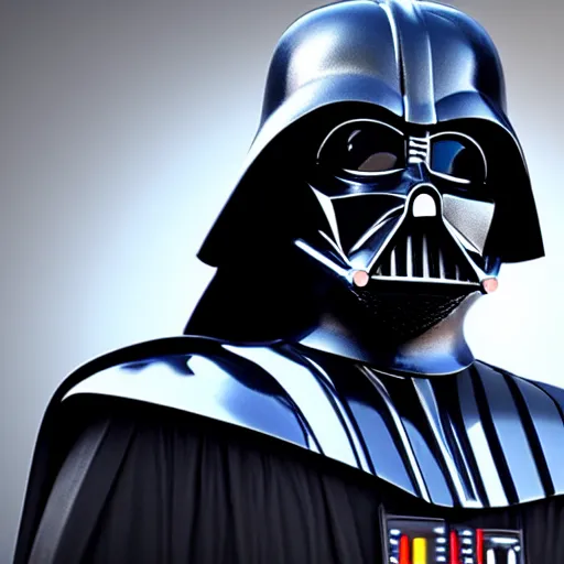 Prompt: darth vader, portrait, realistic, high definition, very detailed, extremely high detail, photo realistic, symmetrical, unreal engine 5