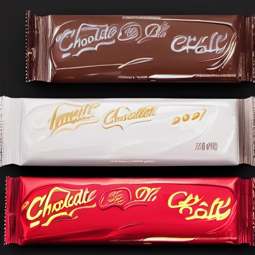 Image similar to chocolate candy bar packaging, 2 0 2 0 s style, very appealing, marketing photo