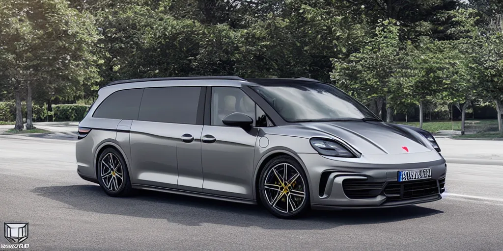 Image similar to “2021 Porsche Minivan, ultra realistic, 4K, high detail”