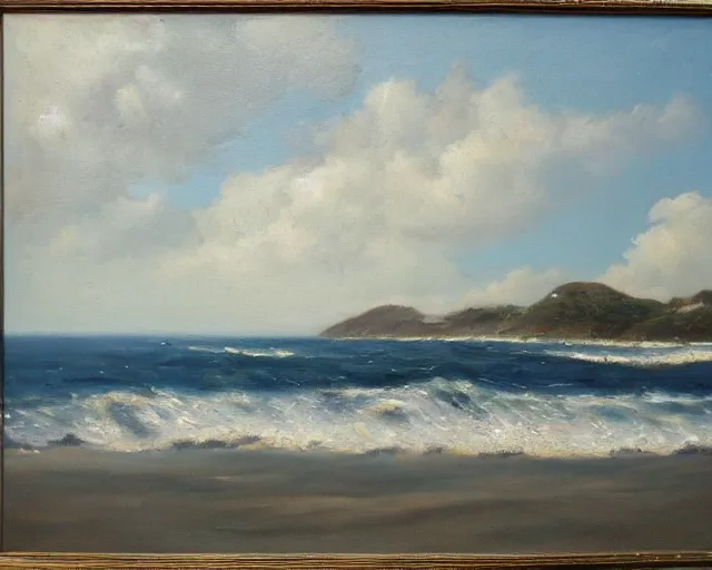Image similar to Seascape. Oil on canvas. Leon Spillaert.
