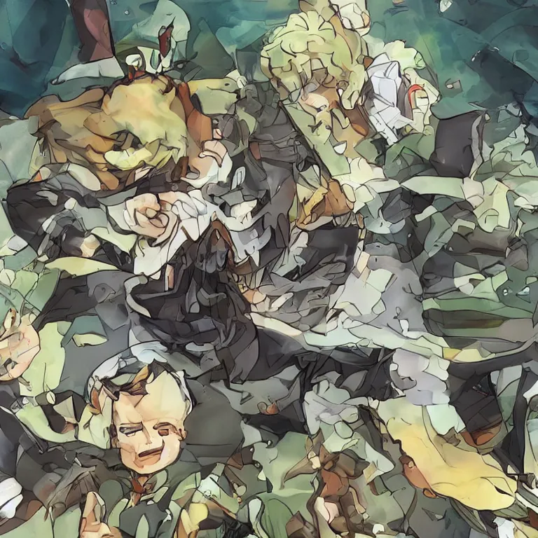 Image similar to walter white as a touhou character