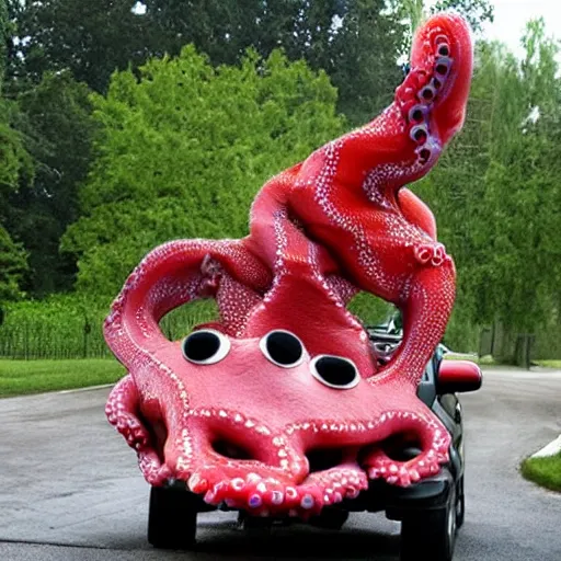 Prompt: car octopus hybrid