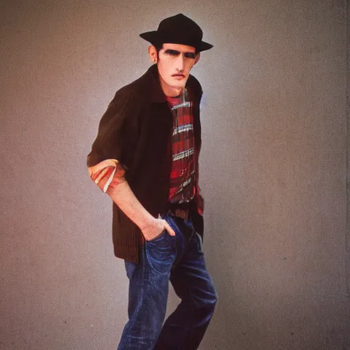 Prompt: matt dillon young 1960s, XF IQ4, 150MP, 50mm, F1.4, ISO 200, 1/160s, natural light