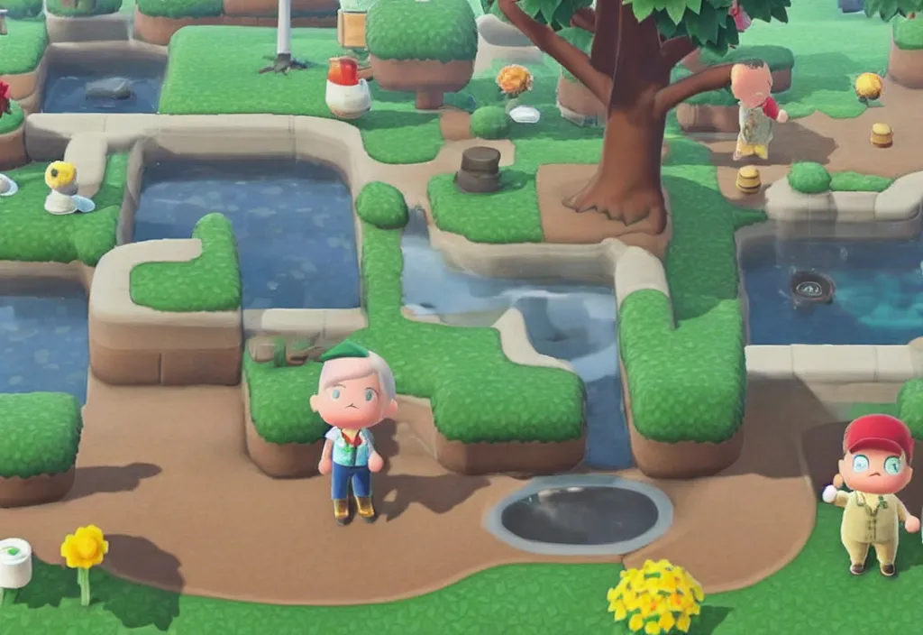 Image similar to elon musk in animal crossing, elon musk in the video game animal crossing, gameplay screenshot, close up, 3 d rendering. unreal engine. amazing likeness. very detailed.