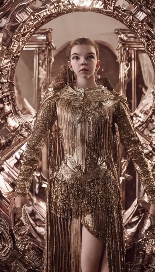 Anya Taylor-Joy is a Goddess in Haute Couture