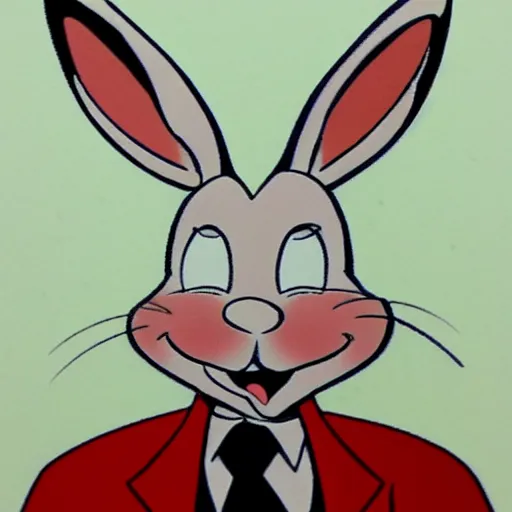 Image similar to bugs bunny mugshot