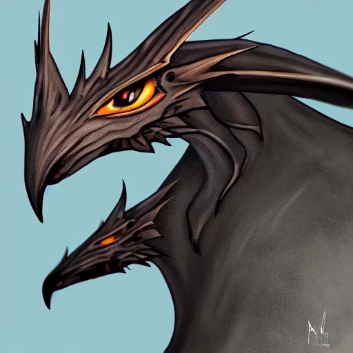 Prompt: a wyvern portrait, shallow depth of field, smooth, sharp focus, digital painting,