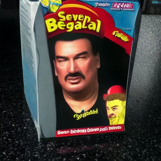 Prompt: Steven Seagal as a happy meal toy