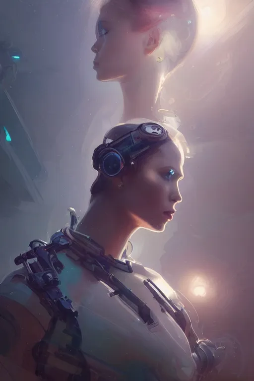 Prompt: portrait futuristic beautiful female army navy, at inside of a future submarine, ssci-fi, fantasy, intricate, very very beautiful, elegant, human anatomy, neon light, highly detailed, digital painting, artstation, concept art, soft light, hdri, smooth, sharp focus, illustration, art by tian zi and craig mullins and WLOP and alphonse mucha