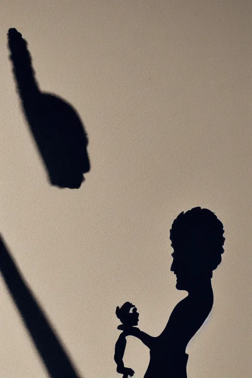 Prompt: delicate woman with child statue by giacometti, intricate, highly detailed, hyper realistic, soft shadow