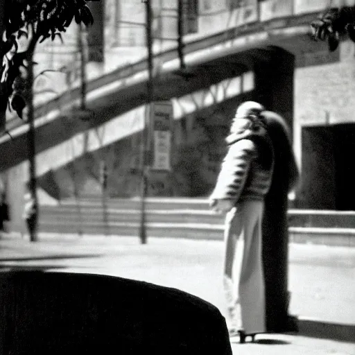 Prompt: a portrait of a character in a scenic environment by Sabine Weiss