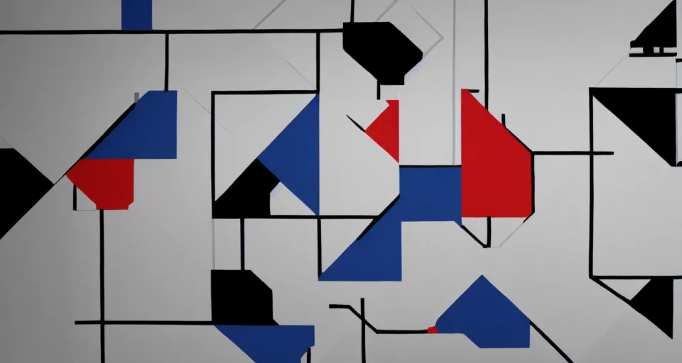 Image similar to Balanced octagons by Svetli Evgeniev and Banksy in De Stijl, free desktop wallpaper