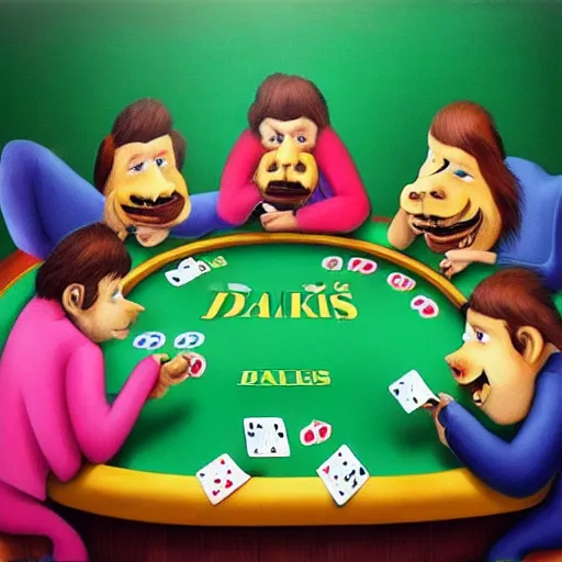 Image similar to bananas playing poker