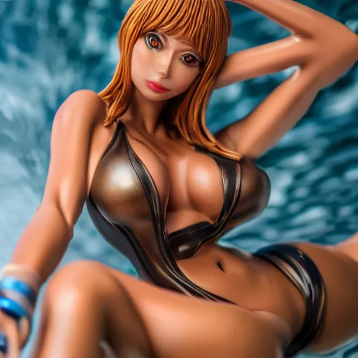 Image similar to a photo of nami, hyper realistic face, cinematic, long shot, hyper detailed, 8 k resolution, sharp lends, wide lens