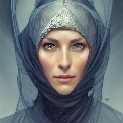 portrait, female bene gesserit, bee keeper, veiled | Stable Diffusion ...