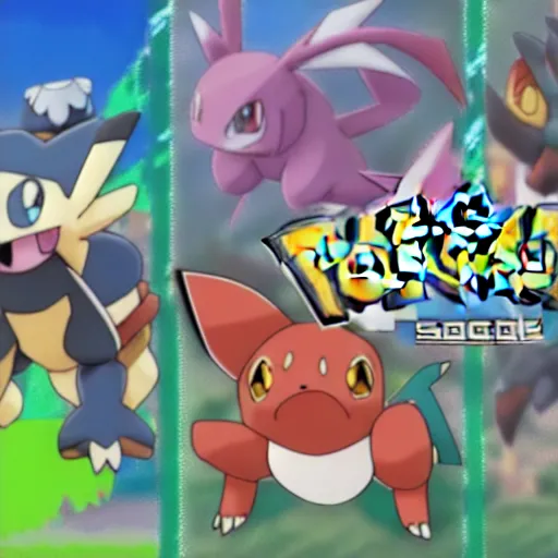 Prompt: new and wild Pokémon in the style of Pokémon  Scarlet and Violet 4k ultra high quality