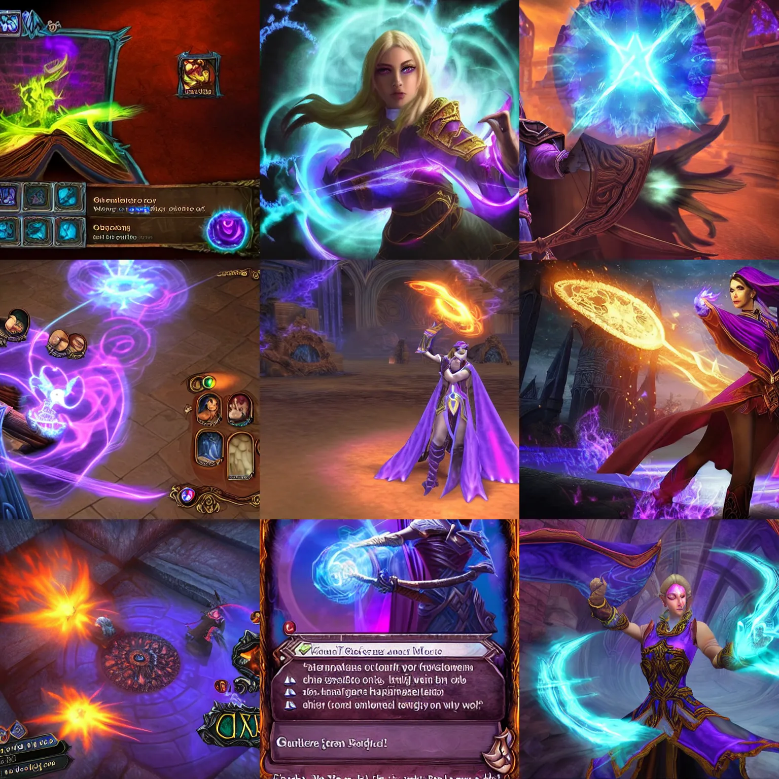 Prompt: <photo quality=hd+ mode=attention-grabbing>Arcane Mage casts a spell</photo>