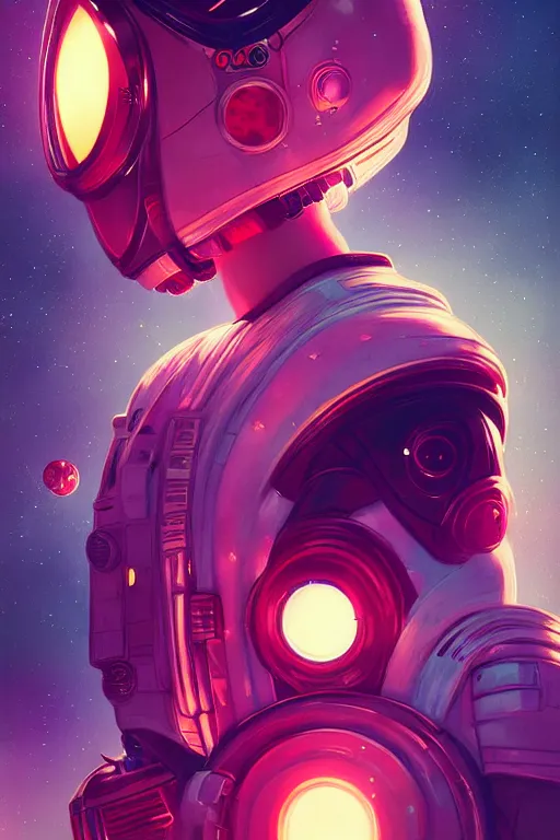 Prompt: portrait armored astronaut girl, floating on spaceship command room viewing galaxy, ssci-fi neon light and fantasy, intricate and very very beautiful and elegant, highly detailed, digital painting, artstation, concept art, smooth and sharp focus, illustration, art by tian zi and WLOP and alphonse mucha