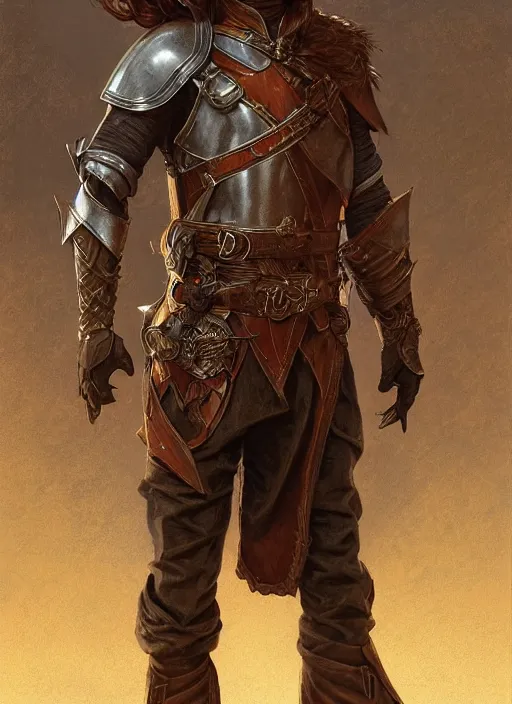 Prompt: a male half elf in fireproof leather armor wearing a utility belt and goggles, D&D, fantasy, intricate, cinematic lighting, highly detailed, digital painting, artstation, concept art, smooth, sharp focus, illustration, art by Terry Moore and Greg Rutkowski and Alphonse Mucha