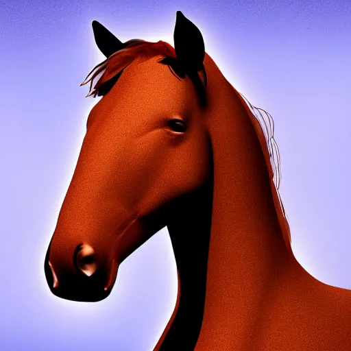 Prompt: horse in coat conceptual art, artistic, 8 k resolution, trending on artstation
