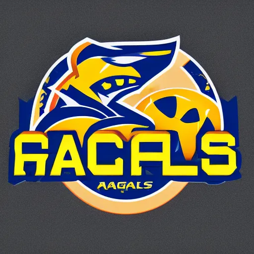 Image similar to A logo for an AFL team in New South Wales, vector, 3D lettering