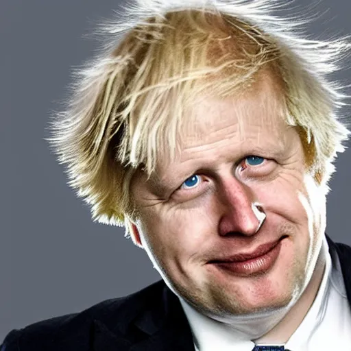 Image similar to photo of a fusion between boris johnson and a sandwich