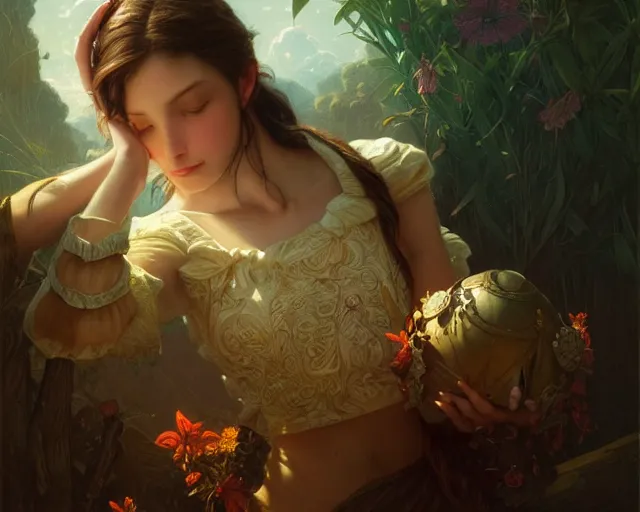 Image similar to photography of martin john heade, deep focus, d & d, fantasy, intricate, elegant, highly detailed, digital painting, artstation, concept art, matte, sharp focus, illustration, hearthstone, art by artgerm and greg rutkowski and alphonse mucha