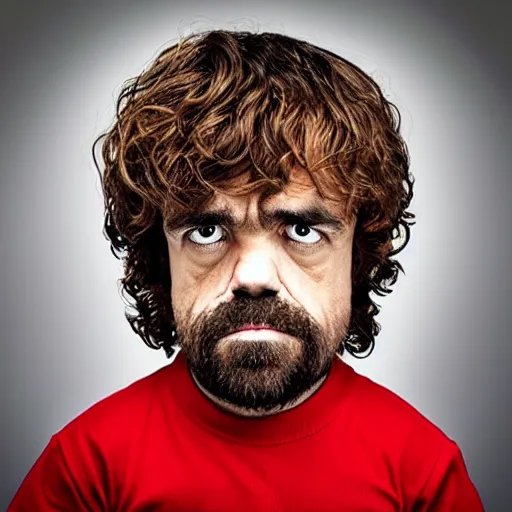 Prompt: “ headshot of peter dinklage as mario ”