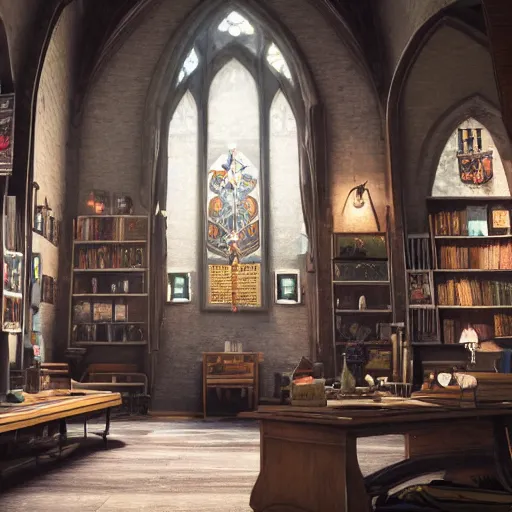 Image similar to A 4k portrait photo of Max Caulfield on the Ravenclaw common room in Hogwarts