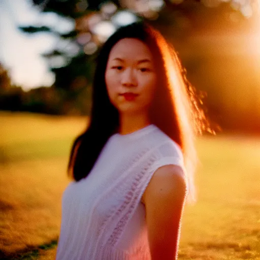 Image similar to beautiful hyperdetailed photograph of your really hot mom, golden hour, soft focus, medium shot, 8 k, portra 4 0 0