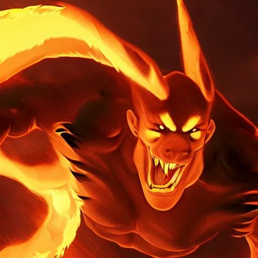 Prompt: john cena playing as charizard human hybrid movie still, cinematic, photorealistic, extreme detail, sharp focus, 8 k, intricate, hyper detailed, realistic, cinematic lighting