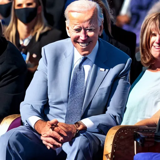 Prompt: Joe Biden watching the world burn 4k