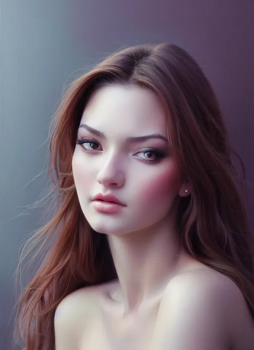 Image similar to photo of a gorgeous young woman in the style of stefan kostic, realistic, sharp focus, 8k high definition, insanely detailed, intricate, elegant, art by stanley lau and artgerm