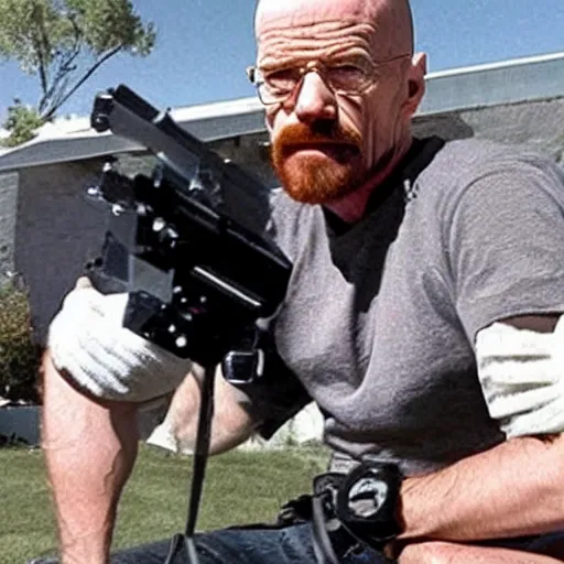 Image similar to walter white as gigachad