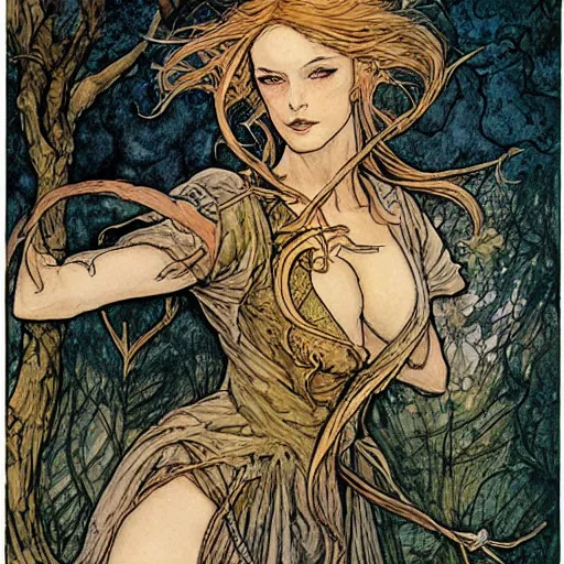 Image similar to Artwork by Rebecca Guay Magic The Gathering