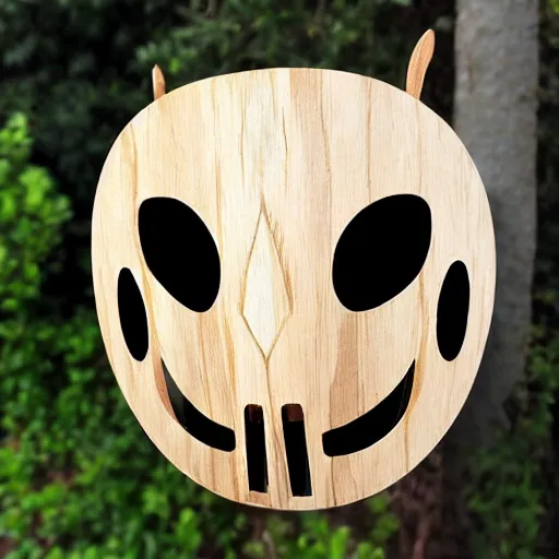 Image similar to hollow knight wooden mask