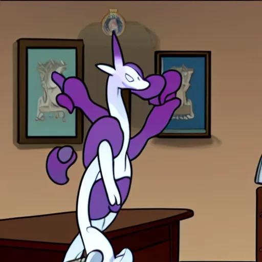 Image similar to mewtwo in the oval office