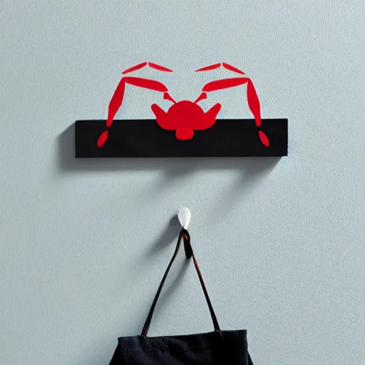 Image similar to wall hanger with crab shape, product photo