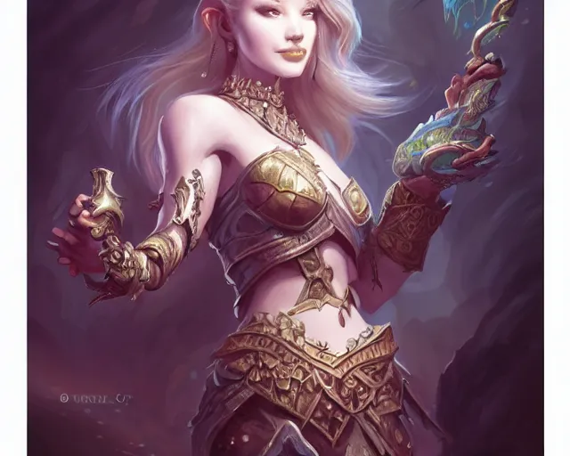 Image similar to wtf is that thing, deep focus, d & d and mtg, fantasy, intricate, elegant, highly detailed, digital painting, artstation, concept art, matte, sharp focus, illustration, hearthstone, art by stanley lau and artgerm