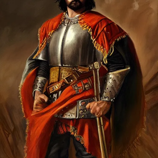 Prompt: spanish conquistador portrait, by Jesper Justin Gerard