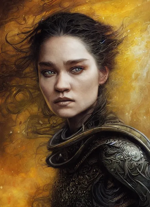 Prompt: a painting done in a egg - soup of a character from game of thrones tv - series, art by artgerm, karol bak, mark brooks, donato giancola, bayard wu, 4 k, 4 0 9 6, hires, focus