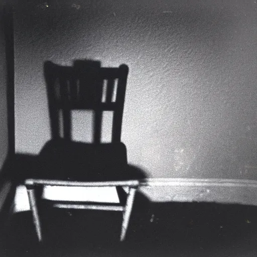 Image similar to the shadow creature in the corner of the bedroom, dark film still from horror movie master, a polaroid picture taken at midnight