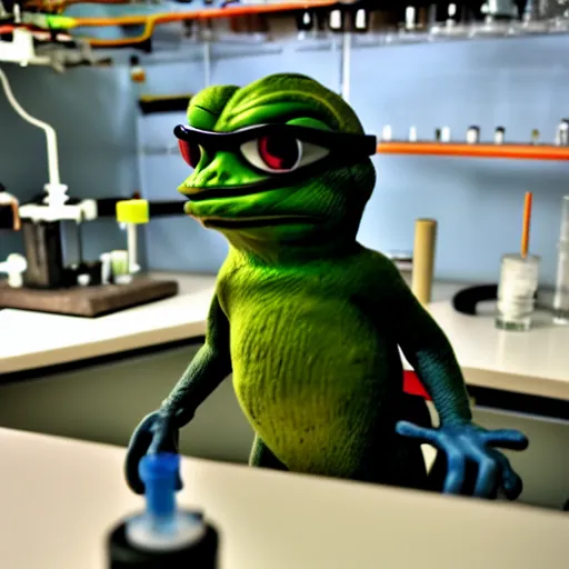 Image similar to pepe in the laboratory