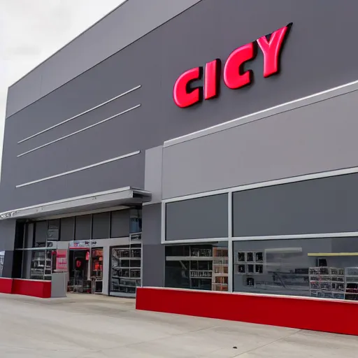 Image similar to photo of a Circuit City electronics store taken in year 2022, photorealistic,8k, XF IQ4, 150MP, 50mm, F1.4, ISO 200, 1/160s, natural light